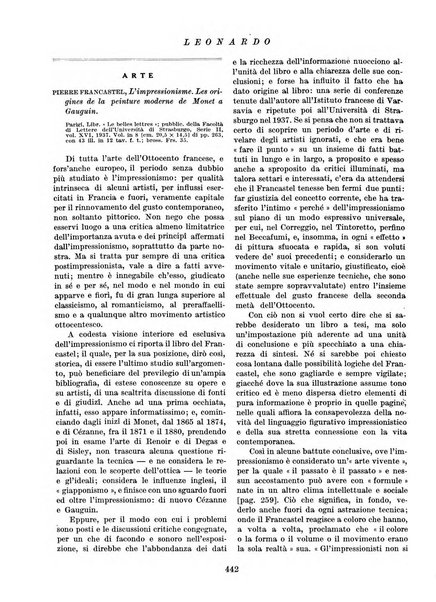 Leonardo rassegna mensile della coltura italiana