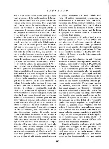 Leonardo rassegna mensile della coltura italiana