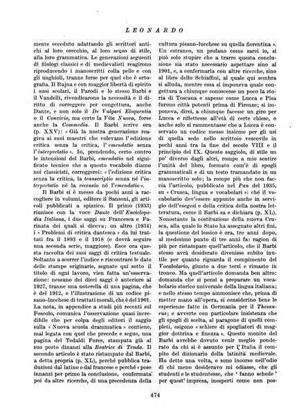 Leonardo rassegna mensile della coltura italiana