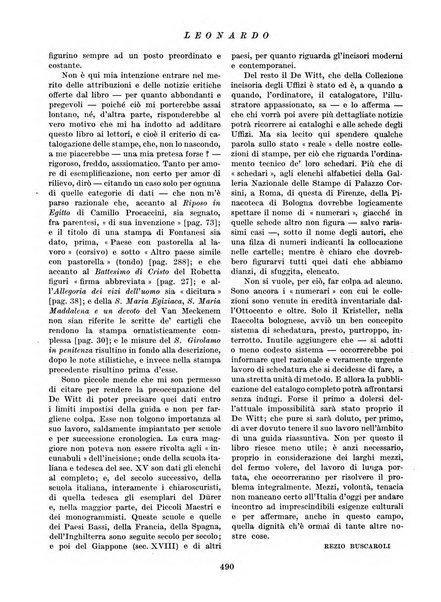 Leonardo rassegna mensile della coltura italiana