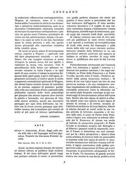 Leonardo rassegna mensile della coltura italiana