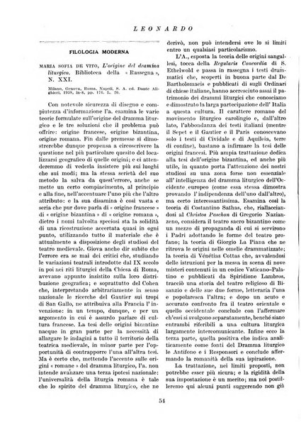 Leonardo rassegna mensile della coltura italiana