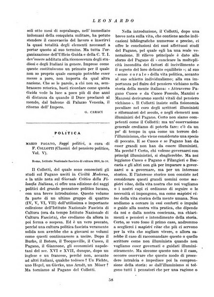 Leonardo rassegna mensile della coltura italiana