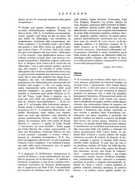 Leonardo rassegna mensile della coltura italiana