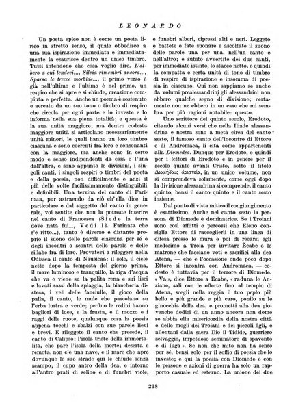 Leonardo rassegna mensile della coltura italiana