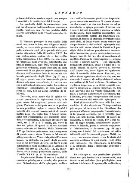 Leonardo rassegna mensile della coltura italiana