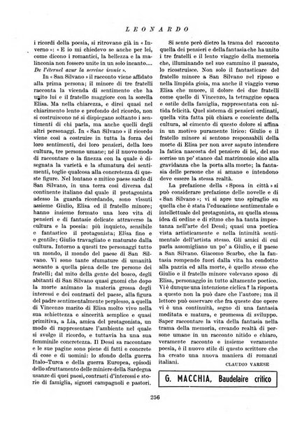 Leonardo rassegna mensile della coltura italiana