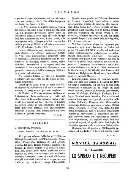 Leonardo rassegna mensile della coltura italiana