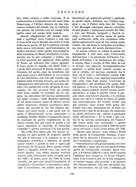 Leonardo rassegna mensile della coltura italiana