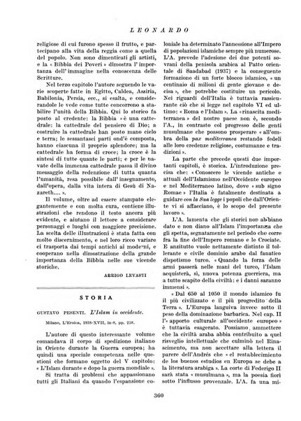 Leonardo rassegna mensile della coltura italiana