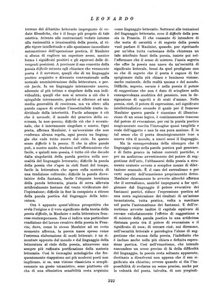 Leonardo rassegna mensile della coltura italiana