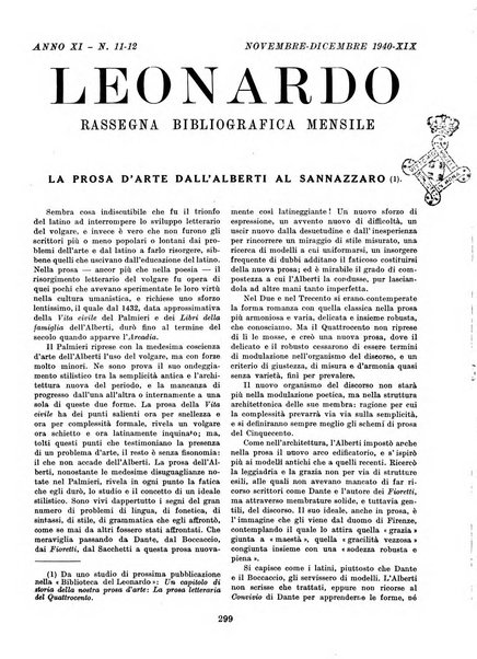 Leonardo rassegna mensile della coltura italiana