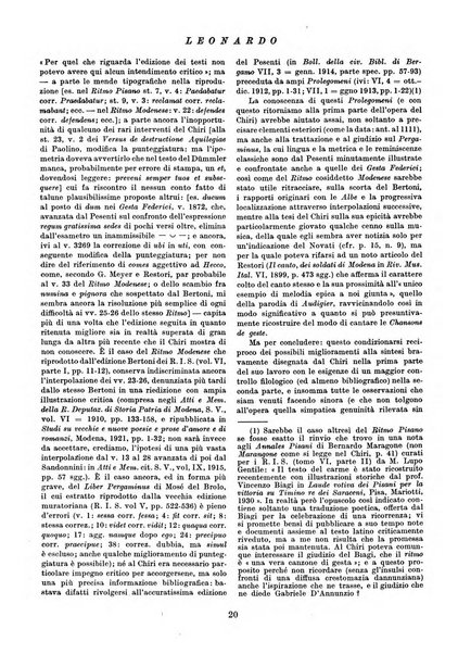 Leonardo rassegna mensile della coltura italiana