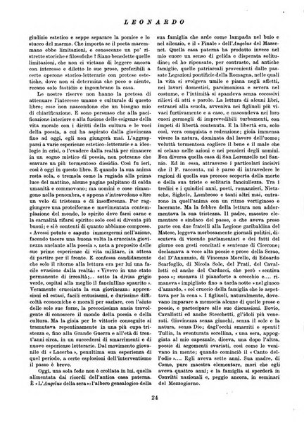 Leonardo rassegna mensile della coltura italiana