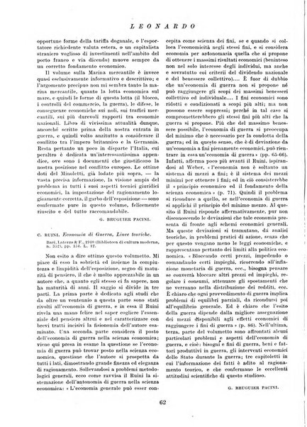 Leonardo rassegna mensile della coltura italiana