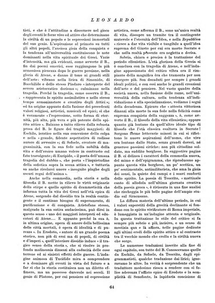 Leonardo rassegna mensile della coltura italiana