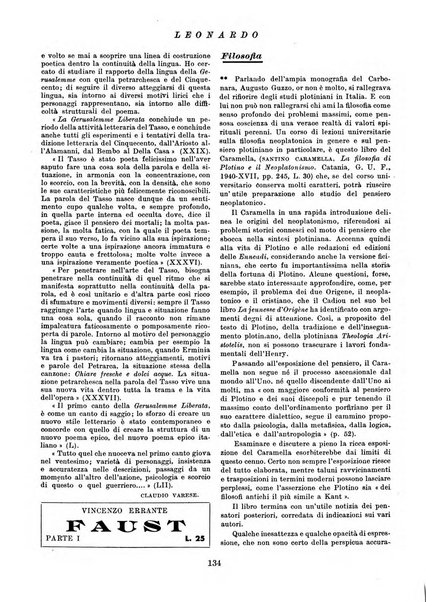 Leonardo rassegna mensile della coltura italiana