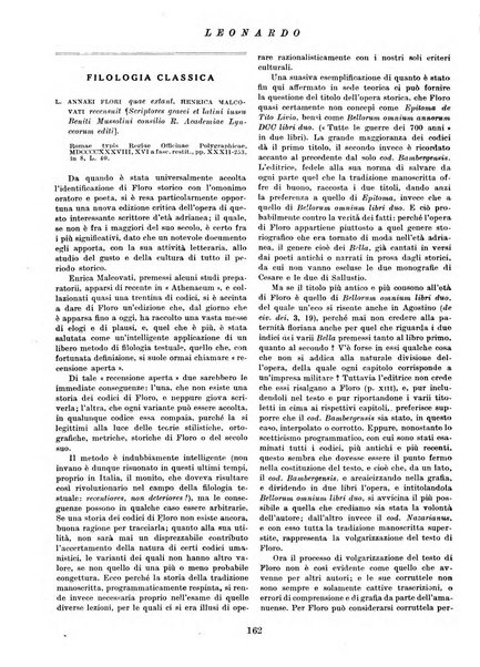 Leonardo rassegna mensile della coltura italiana