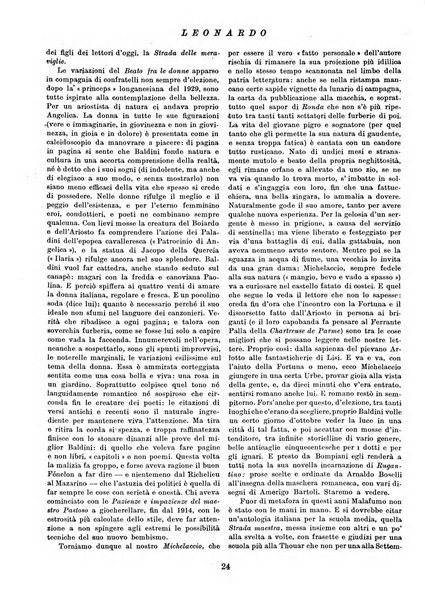 Leonardo rassegna mensile della coltura italiana