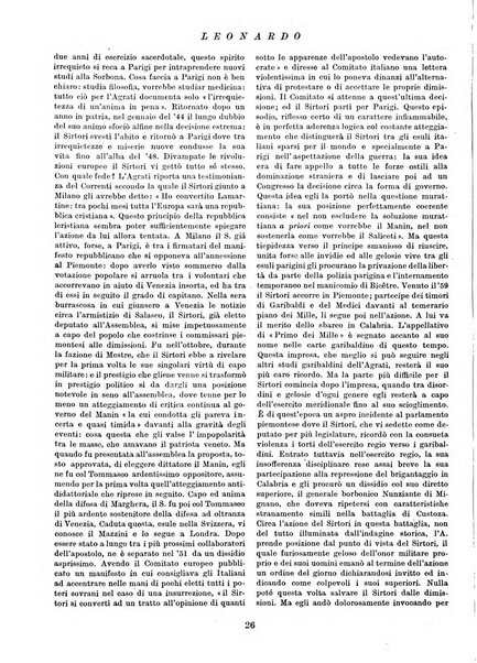 Leonardo rassegna mensile della coltura italiana