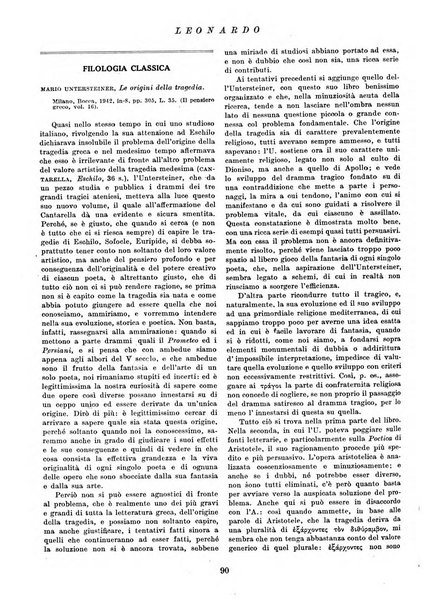 Leonardo rassegna mensile della coltura italiana