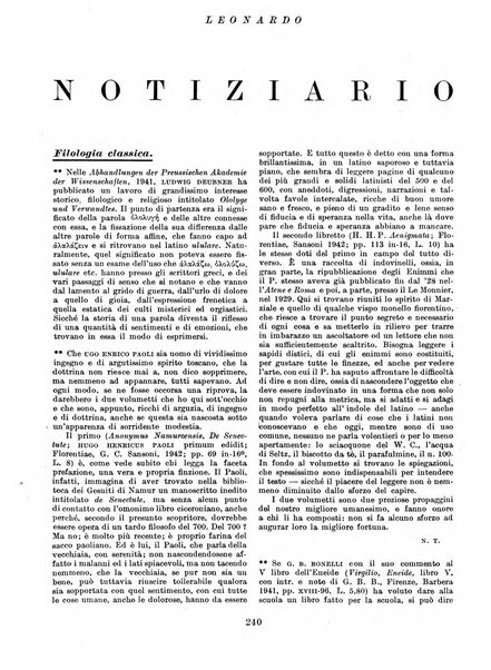 Leonardo rassegna mensile della coltura italiana