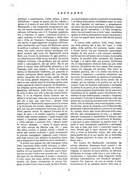 Leonardo rassegna mensile della coltura italiana