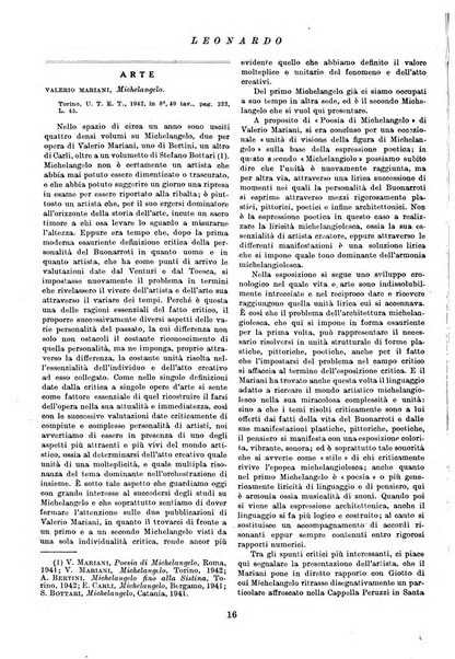 Leonardo rassegna mensile della coltura italiana