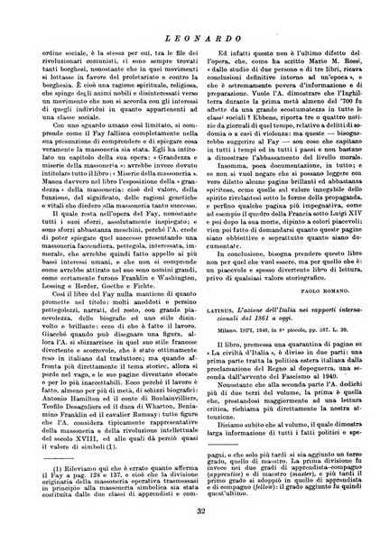 Leonardo rassegna mensile della coltura italiana