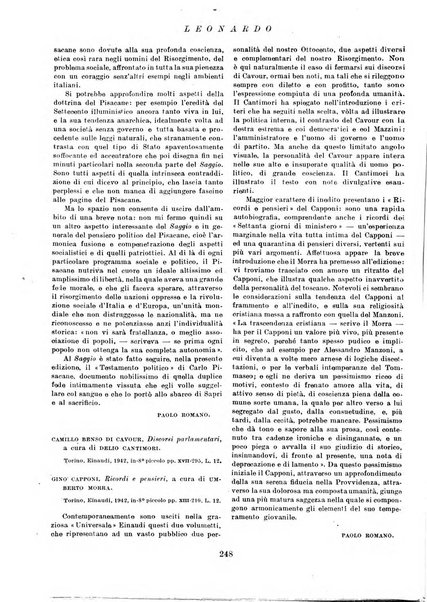 Leonardo rassegna mensile della coltura italiana