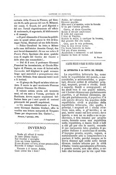 Letture di famiglia giornaletto