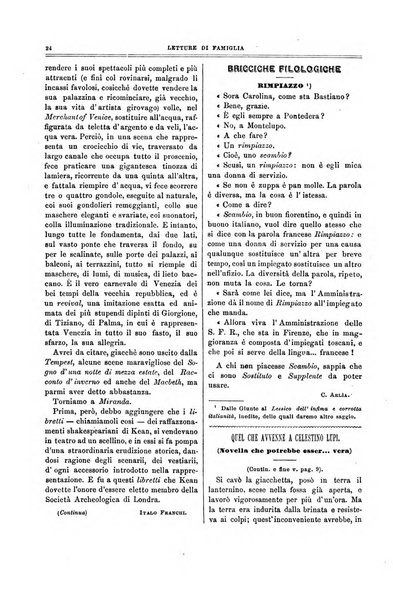 Letture di famiglia giornaletto