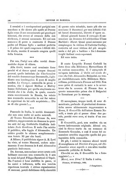 Letture di famiglia giornaletto