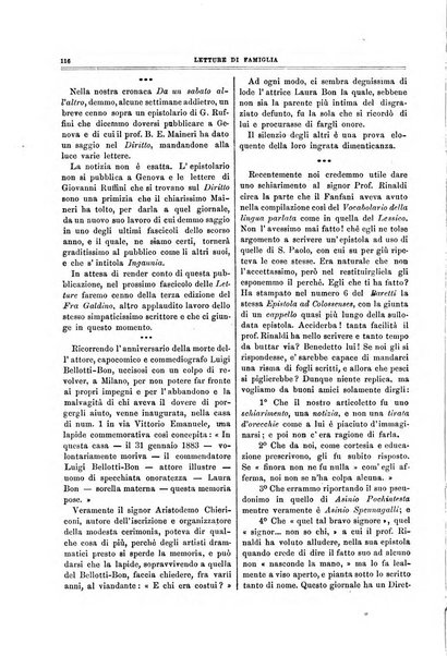 Letture di famiglia giornaletto