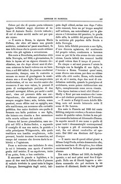 Letture di famiglia giornaletto