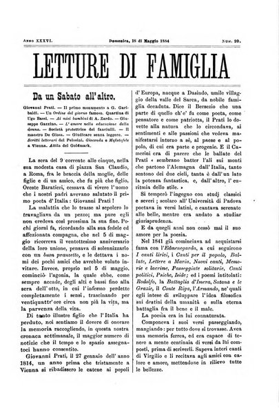 Letture di famiglia giornaletto