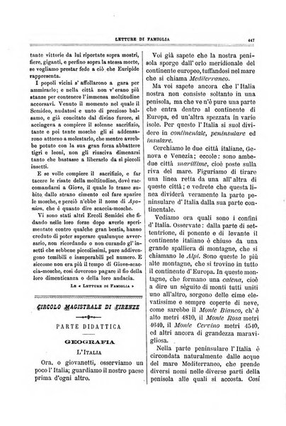 Letture di famiglia giornaletto