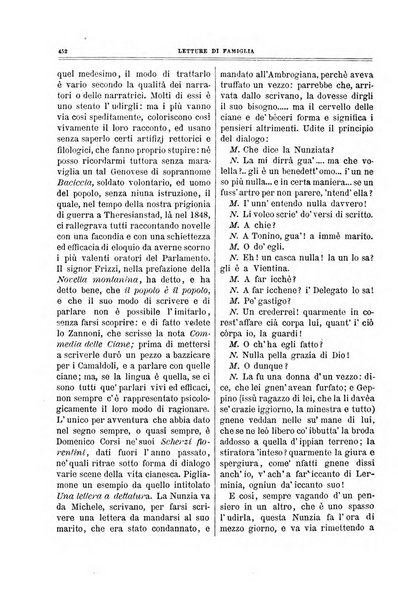 Letture di famiglia giornaletto