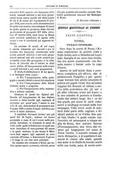 Letture di famiglia giornaletto