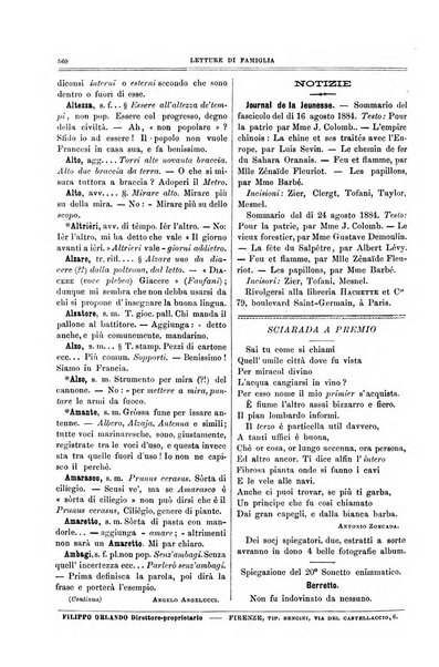 Letture di famiglia giornaletto