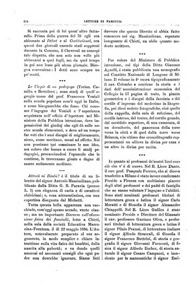 Letture di famiglia giornaletto