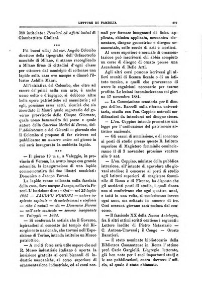 Letture di famiglia giornaletto