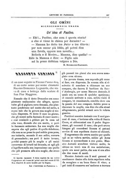 Letture di famiglia giornaletto