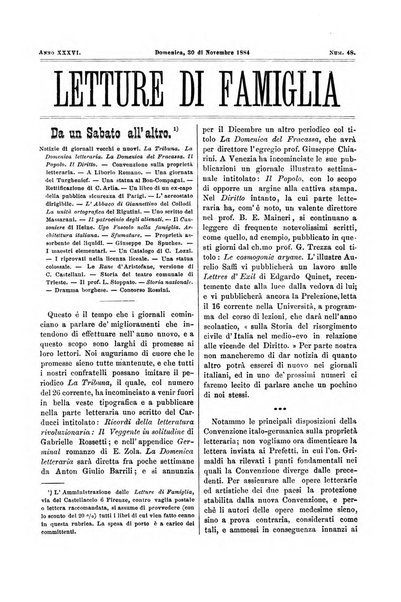 Letture di famiglia giornaletto