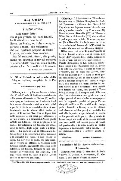 Letture di famiglia giornaletto