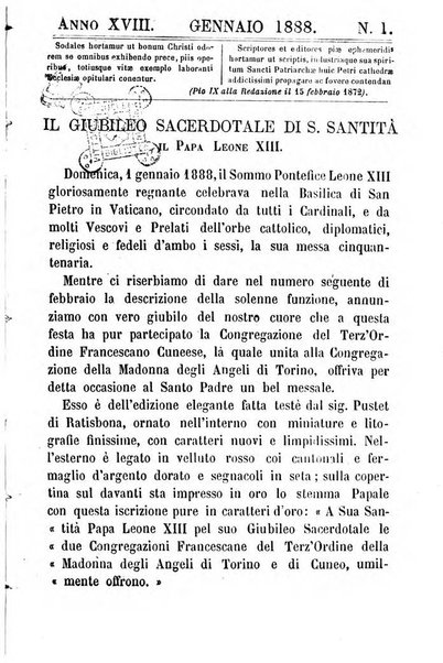 Letture francescane periodico mensile religioso dedicato ai figli terziarii di san Francesco d'Assisi