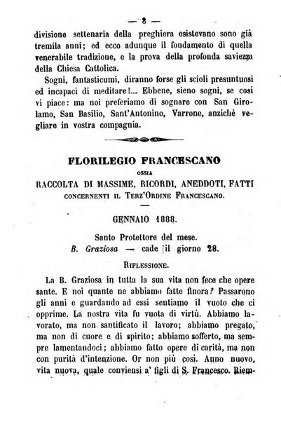 Letture francescane periodico mensile religioso dedicato ai figli terziarii di san Francesco d'Assisi