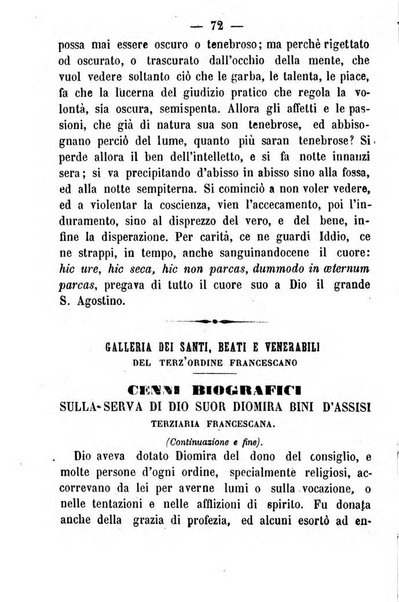 Letture francescane periodico mensile religioso dedicato ai figli terziarii di san Francesco d'Assisi