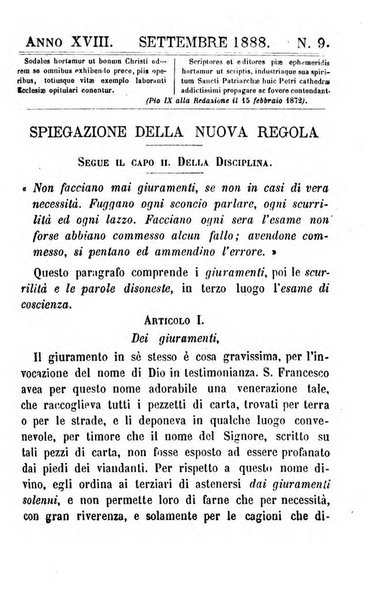 Letture francescane periodico mensile religioso dedicato ai figli terziarii di san Francesco d'Assisi