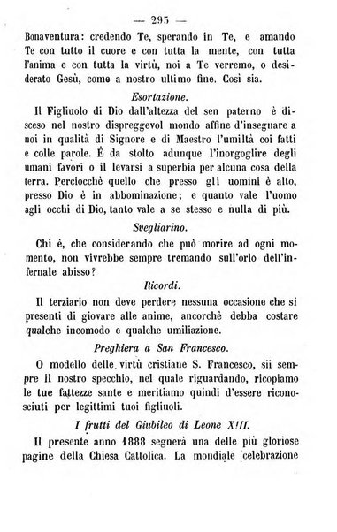 Letture francescane periodico mensile religioso dedicato ai figli terziarii di san Francesco d'Assisi